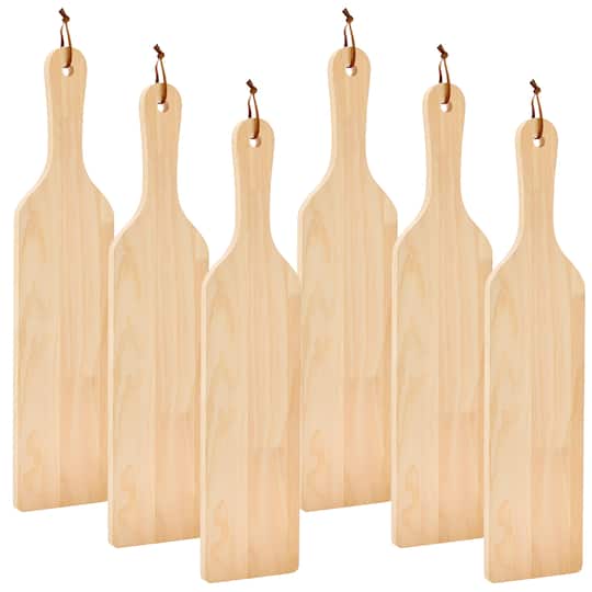 6 Pack: 24" Pinewood Paddle by Make Market®